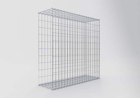 Gabbione aggiuntivo tipo 2 100 cm x 100 cm x 30 cm (L x H x P), dimensione maglia 5 cm x 10 cm, a spirale