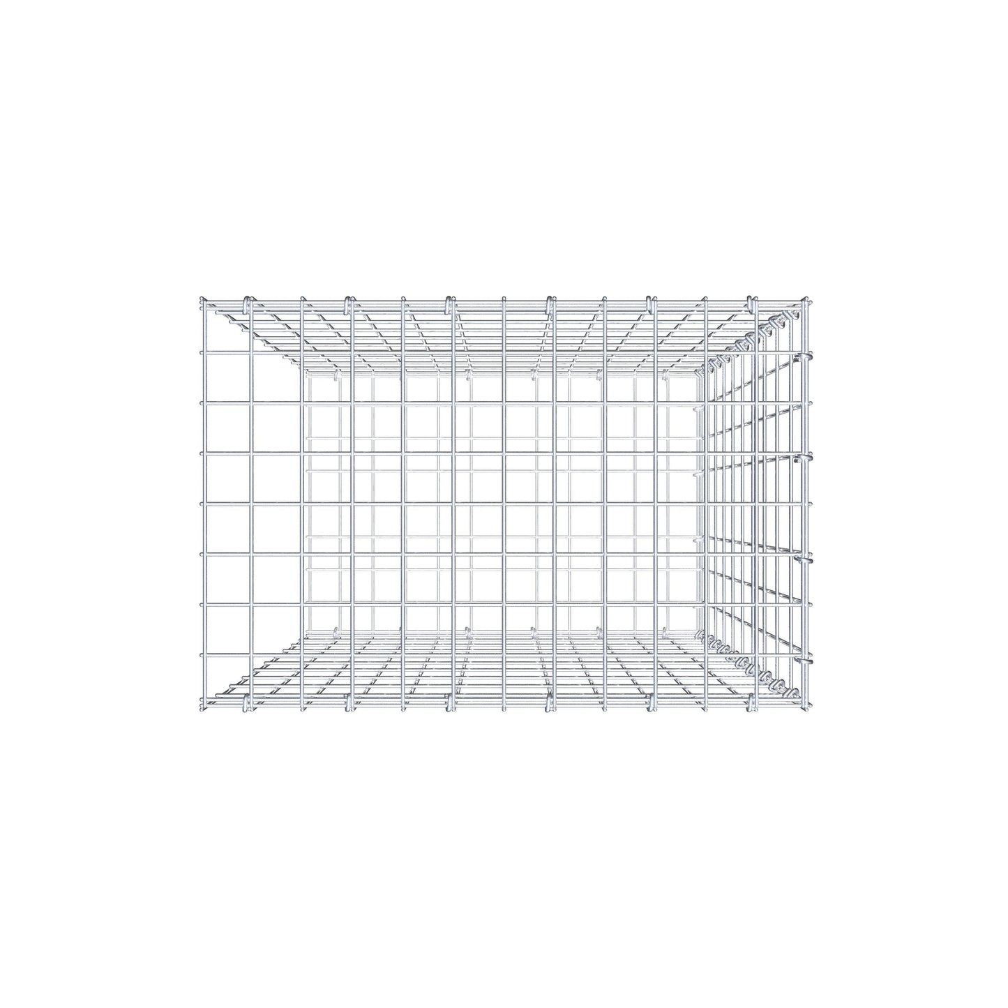 Pile aggiuntivo tipo 2 100 cm x 60 cm x 40 cm, maglia 5 cm x 10 cm, anello a C