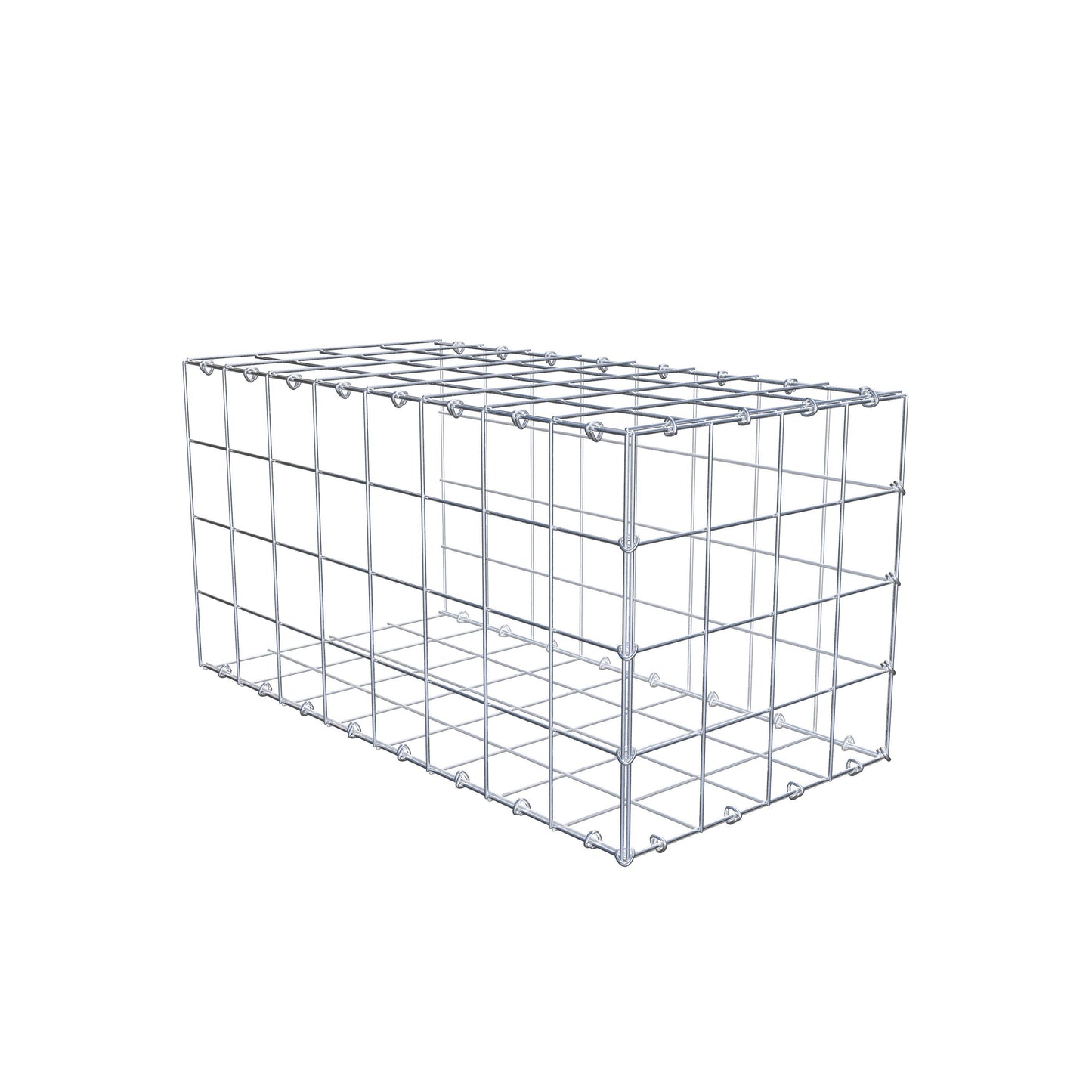 Pila adicional tipo 2 80 cm x 40 cm x 40 cm (L x A x P), malla 10 cm x 10 cm, anillo en C