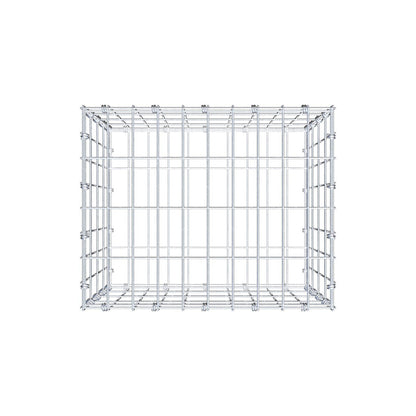 Gabione 50 cm x 40 cm x 40 cm (L x H x T), Maschenweite 5 x 10 cm, Spiralring