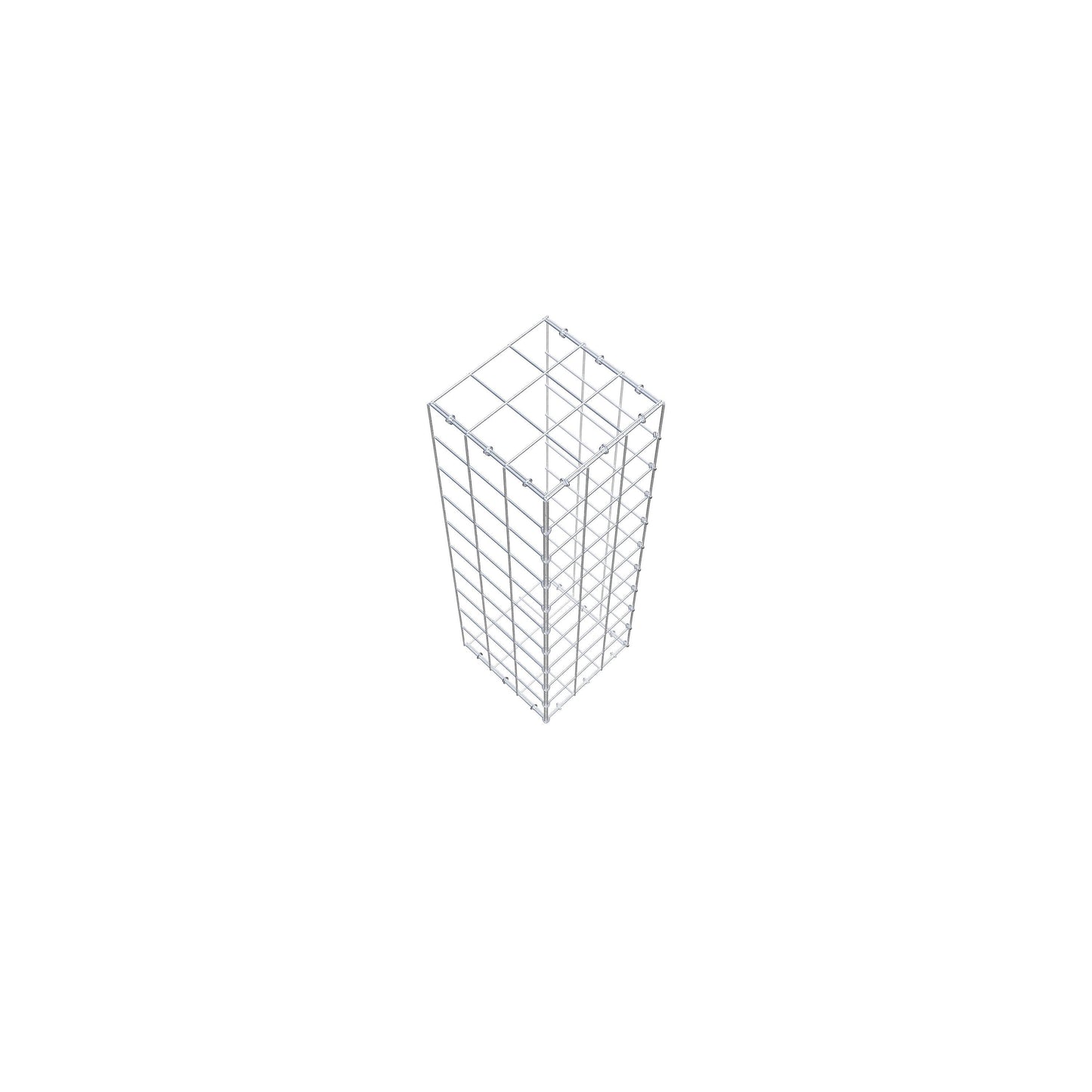 Extra gabion typ 2 100 cm x 30 cm x 30 cm (L x H x D), maskstorlek 10 cm x 10 cm, C-ring