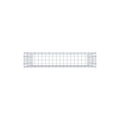 Fourche rapportée type 3 100 cm x 100 cm x 20 cm (L x H x P), mailles 5 cm x 10 cm, anneau C