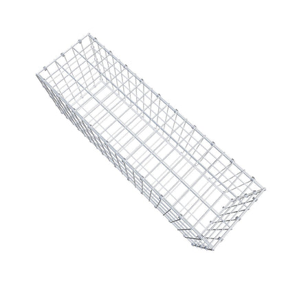 Gabbione 100 cm x 40 cm x 30 cm (L x H x P), maglia 5 x 10 cm, anello a spirale
