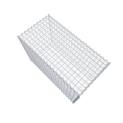 Gabion 100 cm x 70 cm x 50 cm (L x H x D), mesh size 5 cm x 5 cm, spiral