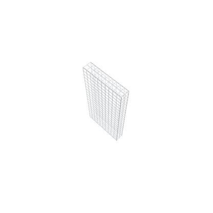 Gabião Tipo 2 200 cm x 100 cm x 20 cm (C x A x P), malhagem 10 cm x 10 cm, anel C