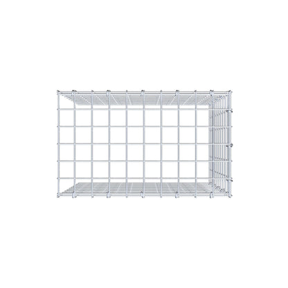 Anbaugabione Typ 4 50 cm x 50 cm x 30 cm (L x H x T), Maschenweite 5 cm x 5 cm, C-Ring
