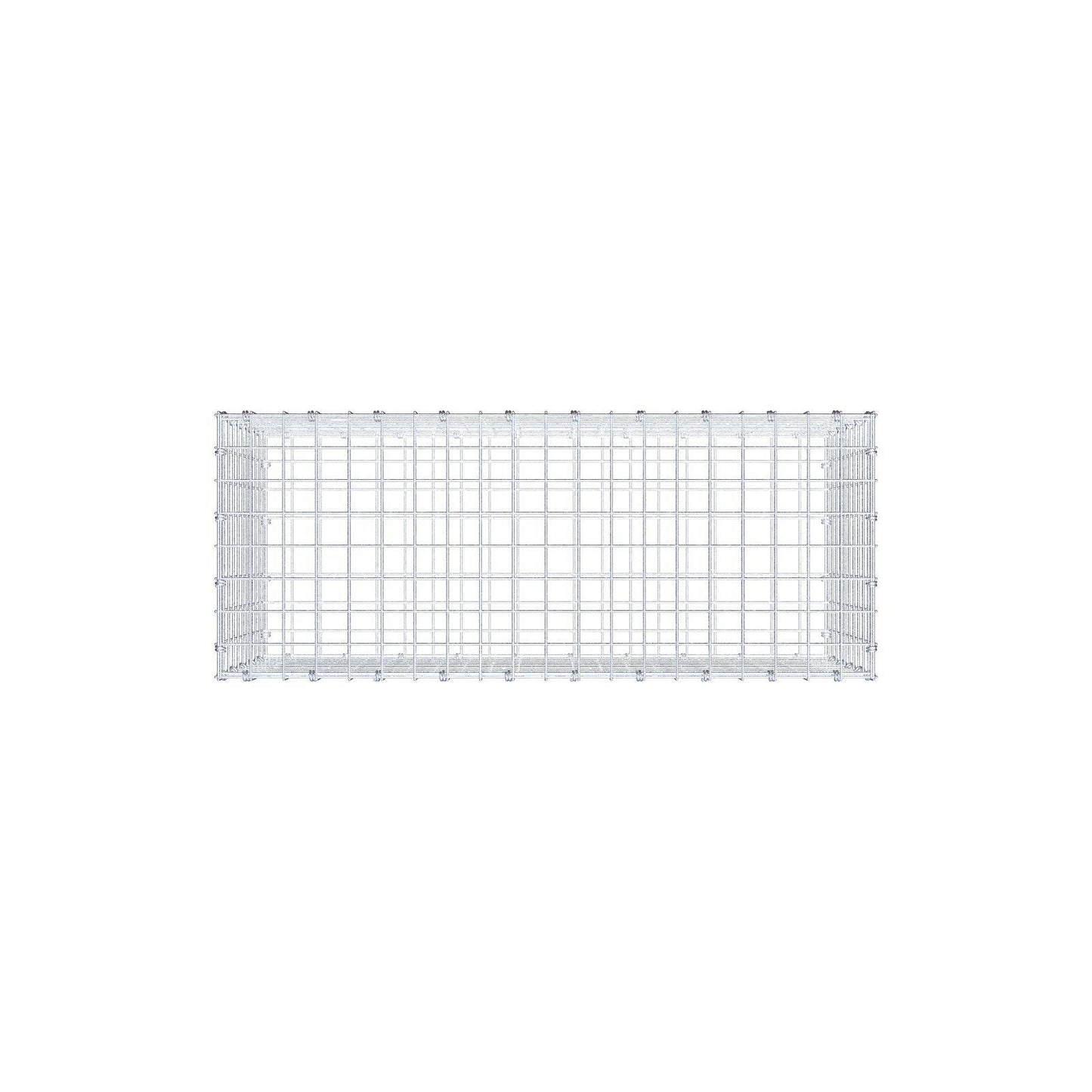 Gabião 100 cm x 50 cm x 40 cm (C x A x P), malhagem 5 x 5 cm, anel espiral
