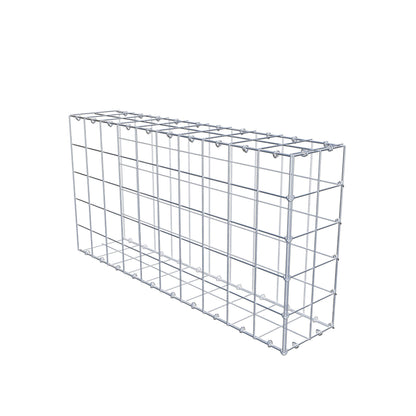 Gabião Tipo 2 100 cm x 50 cm x 20 cm (C x A x P), malhagem 10 cm x 10 cm, anel C