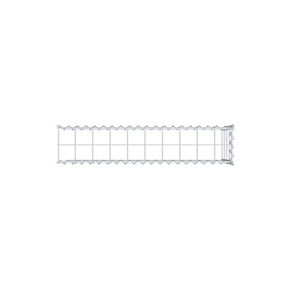 Extra gabion typ 4 100 cm x 40 cm x 20 cm (L x H x D), maskstorlek 10 cm x 10 cm, spiral