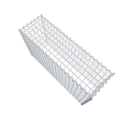 Opvokset gabion type 3 100 cm x 60 cm x 30 cm (L x H x D), maskestørrelse 5 cm x 5 cm, spiral