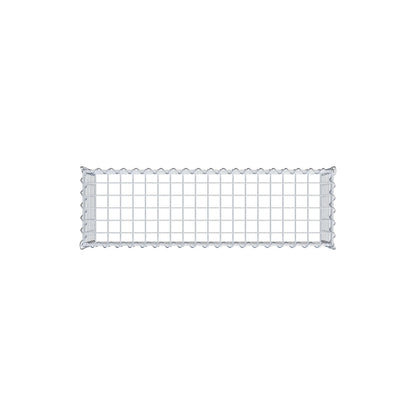 Gabion rapporté type 3 100 cm x 30 cm x 30 cm (L x H x P), mailles 5 cm x 5 cm, spirale