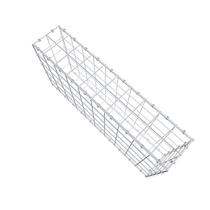 Gabione 100 cm x 50 cm x 20 cm (L x H x T), Maschenweite 10 x 10 cm, Spiralring