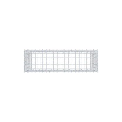 Gabion 100 cm x 70 cm x 30 cm (L x H x D), maskstorlek 5 cm x 10 cm, C-ring