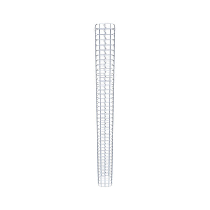 Gabionsøjle, firkantet, varmgalvaniseret, 17 cm x 17 cm, 200 cm høj, MW 5 cm x 5 cm