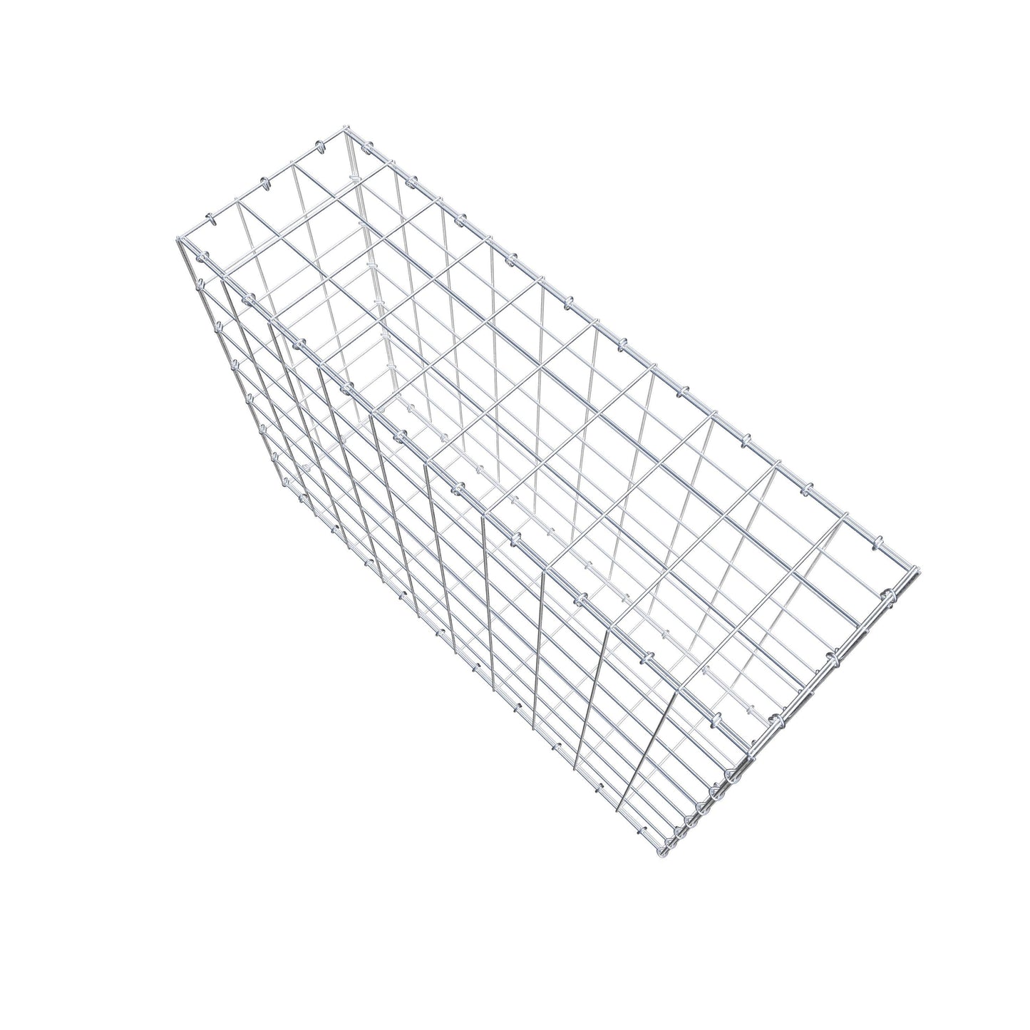 Gabione 100 cm x 70 cm x 30 cm (L x H x T), Maschenweite 10 cm x 10 cm, C-Ring