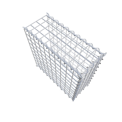 Anbaugabione Typ 2 50 cm x 50 cm x 20 cm (L x H x T), Maschenweite 5 cm x 5 cm, Spirale
