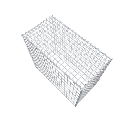 Opvokset gabion type 3 100 cm x 90 cm x 50 cm (L x H x D), maskestørrelse 5 cm x 10 cm, spiral