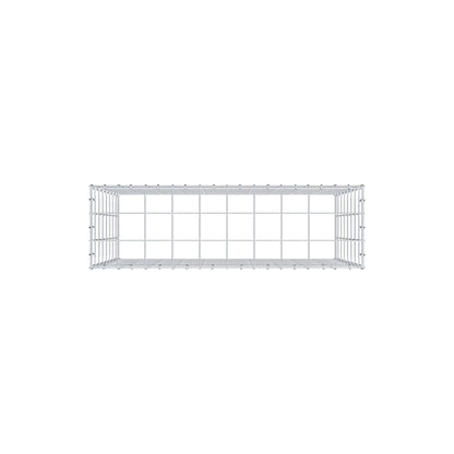 Gabião Tipo 3 100 cm x 80 cm x 30 cm (C x A x P), malhagem 10 cm x 10 cm, anel C