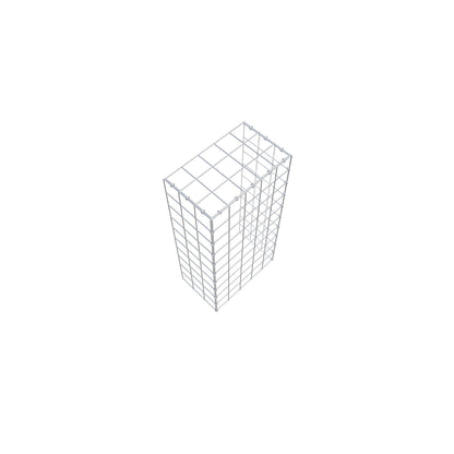 Extra gabion typ 4 100 cm x 30 cm x 50 cm (L x H x D), maskstorlek 10 cm x 10 cm, C-ring