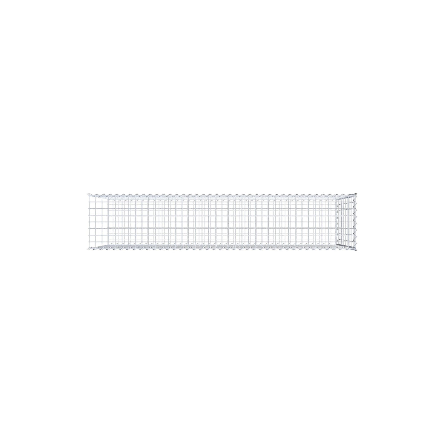 Opvokset gabion type 2 200 cm x 100 cm x 40 cm (L x H x D), maskestørrelse 5 cm x 10 cm, spiral