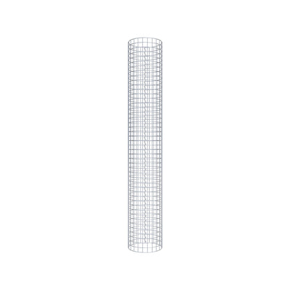 Columna de gaviones redonda 37 cm de diámetro, 230 cm de altura, malla 5 cm x 5 cm
