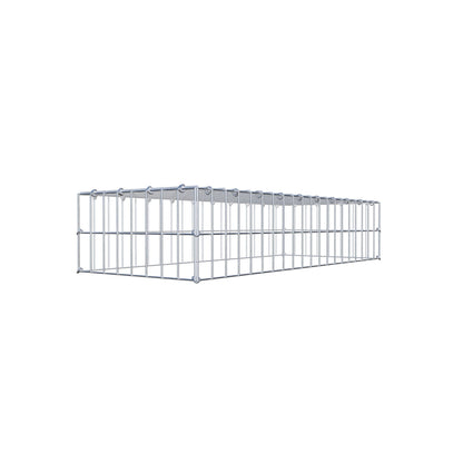 Fourche rapportée type 3 100 cm x 20 cm x 40 cm (L x H x P), mailles 5 cm x 10 cm, anneau C