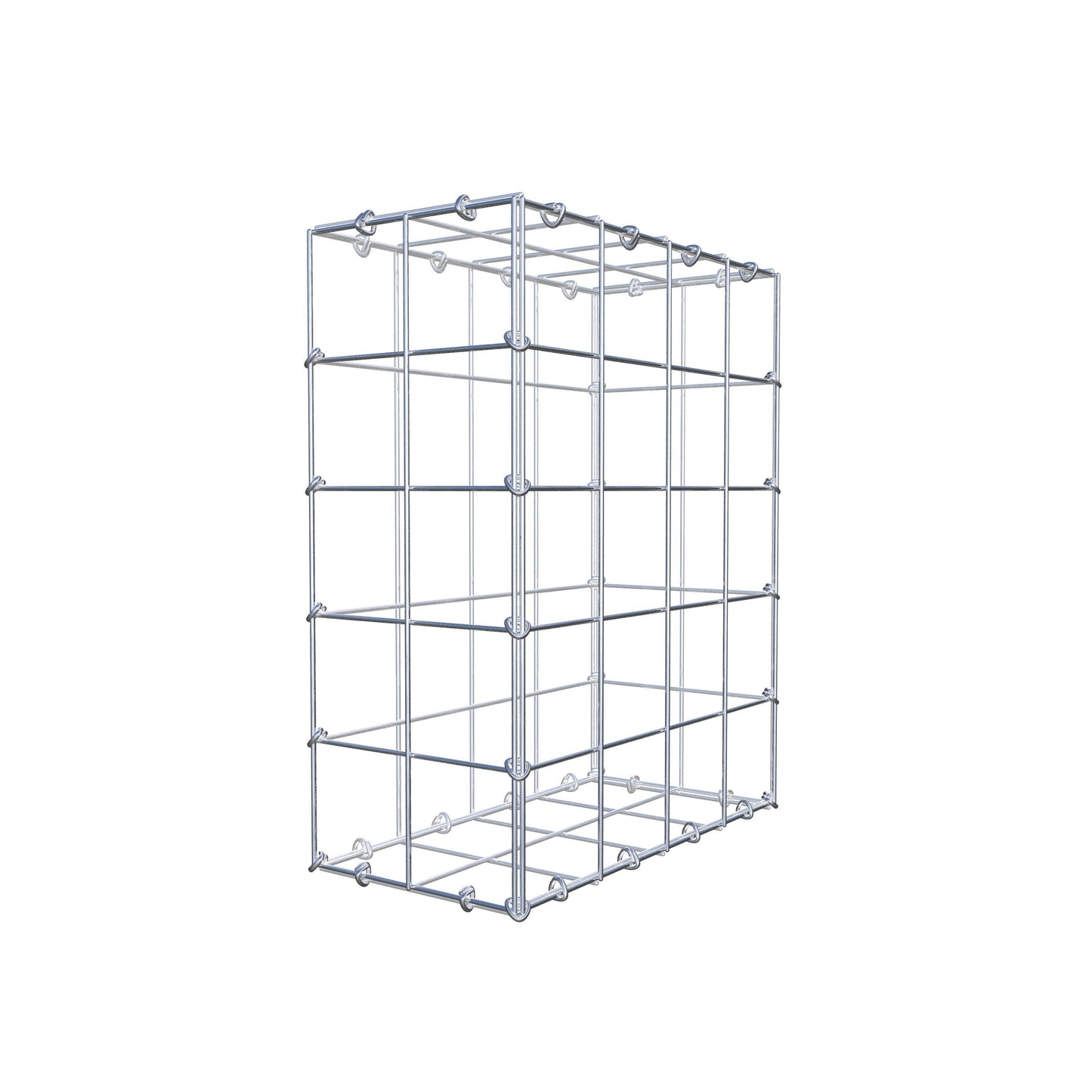 Gabião 50 cm x 40 cm x 20 cm (C x A x P), malhagem 10 cm x 10 cm, anel C