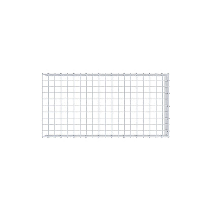 Gabbione aggiuntivo di tipo 4 100 cm x 20 cm x 50 cm (L x A x P), maglia 5 cm x 5 cm, anello a C