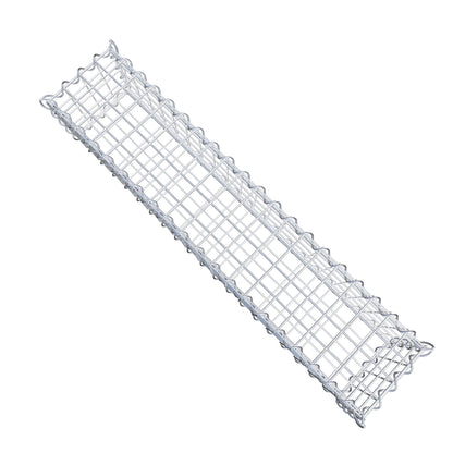 Gabion 100 cm x 20 cm x 20 cm (L x H x D), maskstorlek 5 cm x 5 cm, spiral