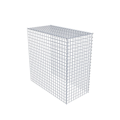 Gabion rapporté type 4 100 cm x 100 cm x 50 cm (L x H x P), mailles 5 cm x 5 cm, spirale