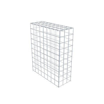 Gabião Tipo 3 100 cm x 80 cm x 30 cm (C x A x P), malhagem 10 cm x 10 cm, anel C