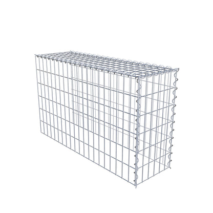 Gabbione aggiuntivo tipo 4 100 cm x 60 cm x 30 cm (L x H x P), dimensione maglia 5 cm x 10 cm, a spirale