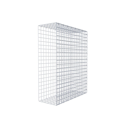 Anbaugabione Typ 2 100 cm x 80 cm x 30 cm (L x H x T), Maschenweite 5 cm x 5 cm, C-Ring