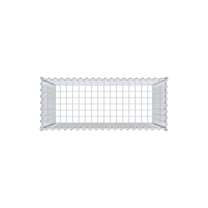 Anbaugabione Typ 3 100 cm x 90 cm x 40 cm (L x H x T), Maschenweite 5 cm x 5 cm, Spirale