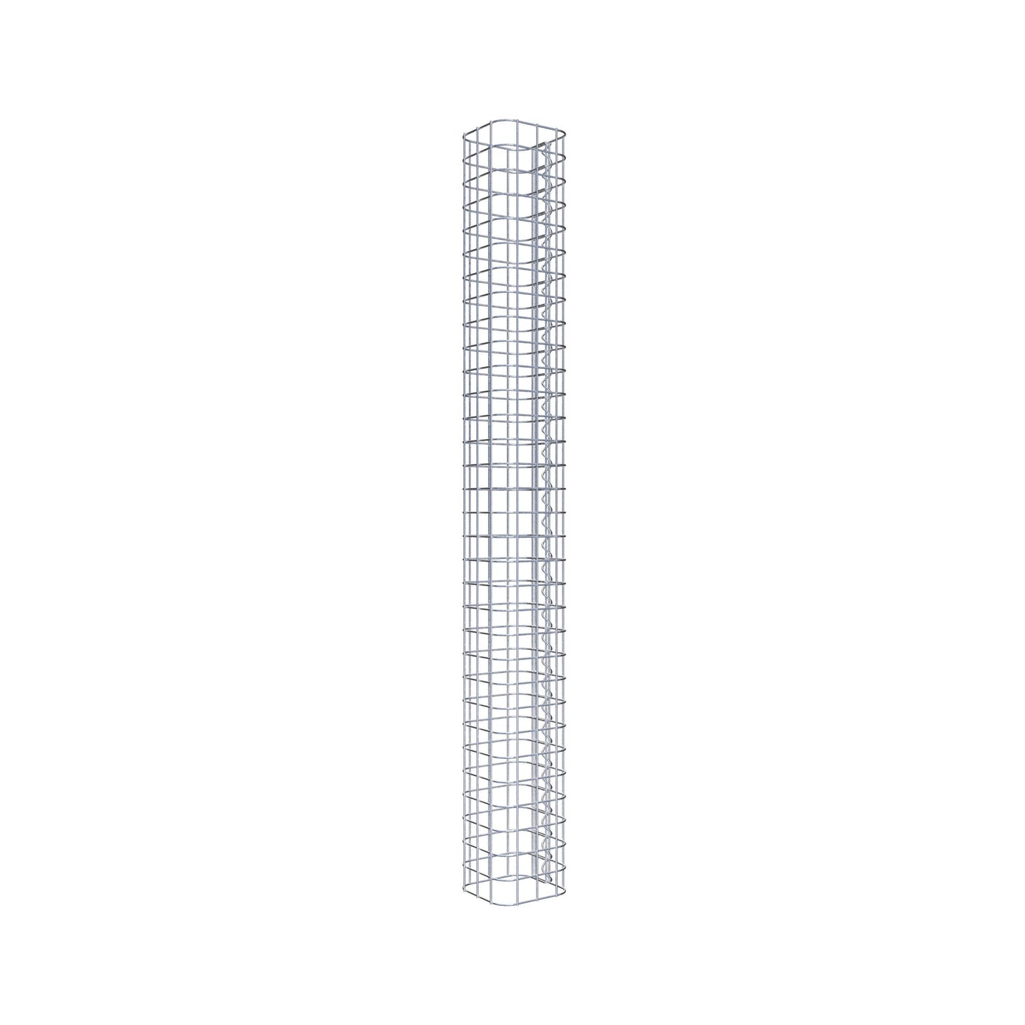 Gabion column square 17 cm x 17 cm, 160 cm height, MW 5 cm x 5 cm