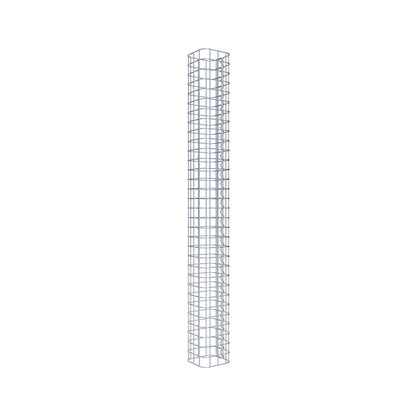 Gabion column square 17 cm x 17 cm, 160 cm height, MW 5 cm x 5 cm