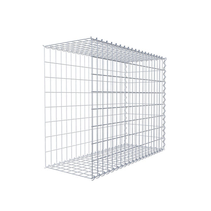 Gabion rapporté type 2 100 cm x 80 cm x 40 cm (L x H x P), mailles 5 cm x 10 cm, spirale