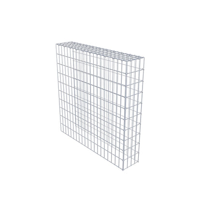 Anbaugabione Typ 4 100 cm x 100 cm x 20 cm (L x H x T), Maschenweite 5 cm x 10 cm, C-Ring