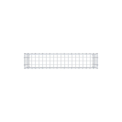 Monteret gabion type 3 100 cm x 50 cm x 20 cm (L x H x D), maskestørrelse 5 cm x 10 cm, C-ring