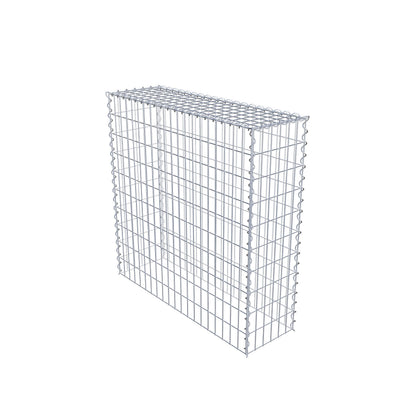 Anbaugabione Typ 3 100 cm x 100 cm x 30 cm (L x H x T), Maschenweite 5 cm x 10 cm, Spirale