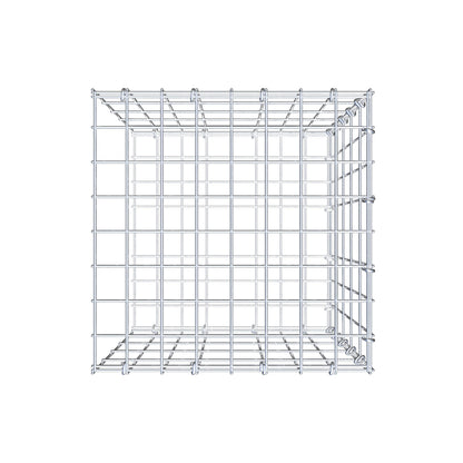 Gabião tipo 2 50 cm x 40 cm x 40 cm, malhagem 5 cm x 10 cm, anel C