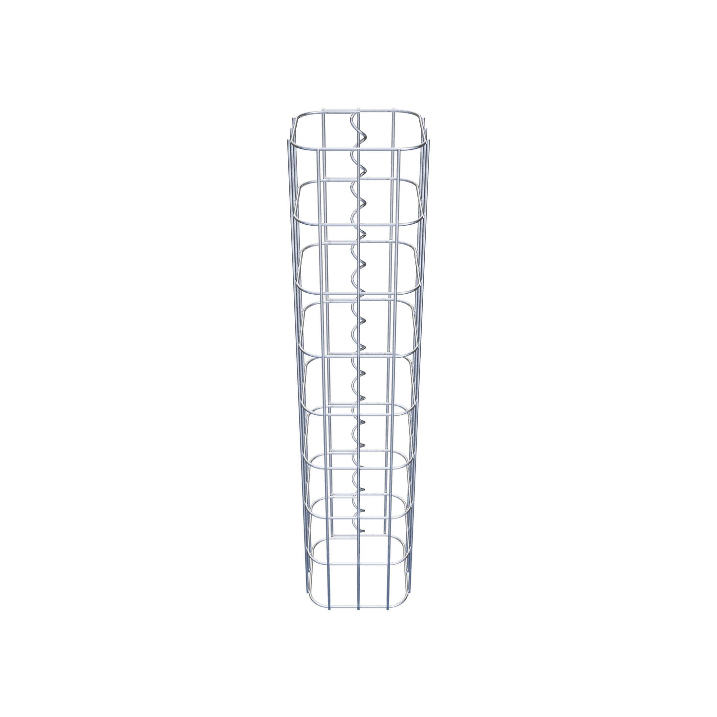 Gabionpelare fyrkant 17 cm x 17 cm, 80 cm hög, MW 5 cm x 10 cm