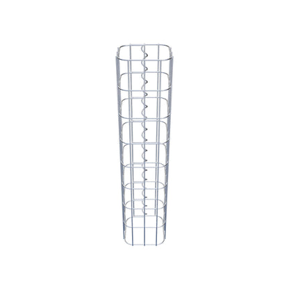 Gabionpelare fyrkant 17 cm x 17 cm, 80 cm hög, MW 5 cm x 10 cm