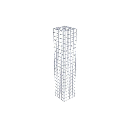 Gabião Tipo 3 100 cm x 20 cm x 20 cm (C x A x P), malhagem 5 cm x 5 cm, anel C