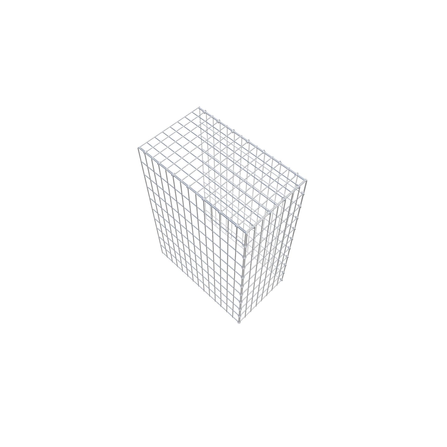 Fourche rapportée type 4 100 cm x 70 cm x 40 cm (L x H x P), mailles 5 cm x 10 cm, anneau en C