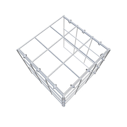 Anbaugabione Typ 4 30 cm x 30 cm x 30 cm (L x H x T), Maschenweite 10 cm x 10 cm, C-Ring