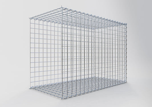 Anbaugabione Typ 2 100 cm x 70 cm x 50 cm (L x H x T), Maschenweite 5 cm x 5 cm, Spirale