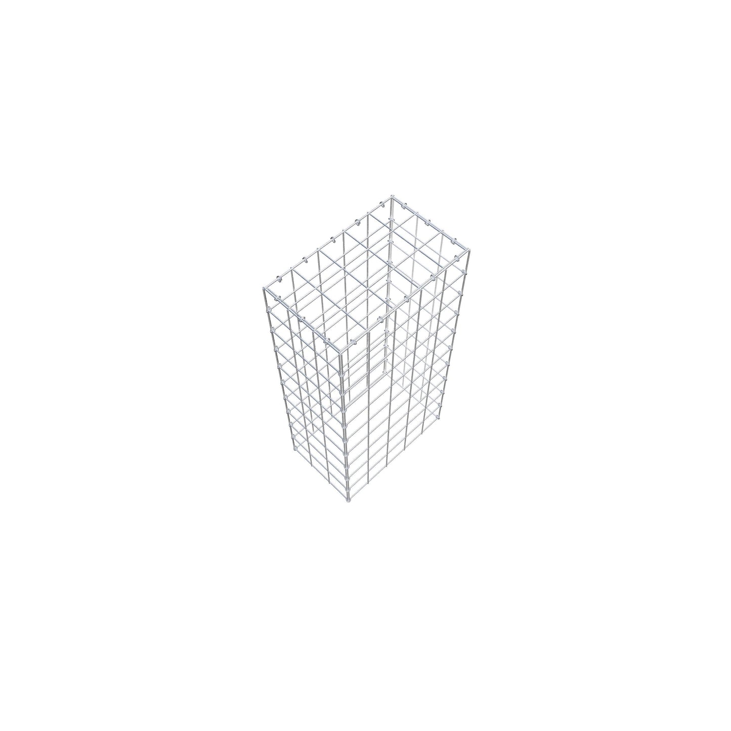 Anbaugabione Typ 3 100 cm x 30 cm x 50 cm (L x H x T), Maschenweite 10 cm x 10 cm, C-Ring