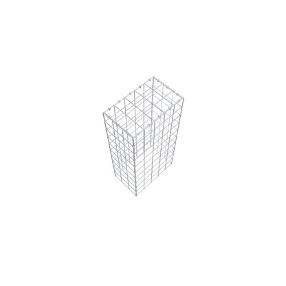 Anbaugabione Typ 3 100 cm x 30 cm x 50 cm (L x H x T), Maschenweite 10 cm x 10 cm, C-Ring