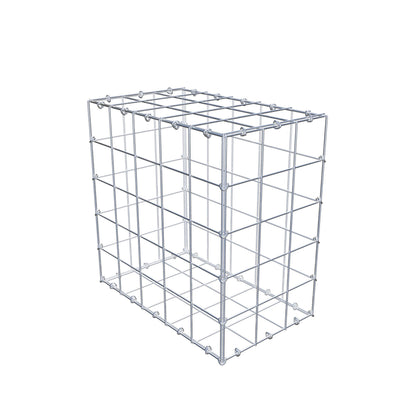 Gabião 50 cm x 50 cm x 30 cm (C x A x P), malhagem 10 cm x 10 cm, anel C